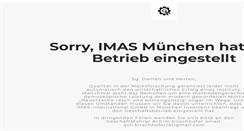 Desktop Screenshot of imas-international.de